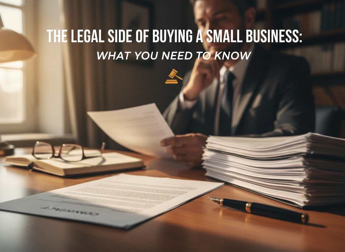 The Legal Side of Buying a Small Business: What You Need to Know