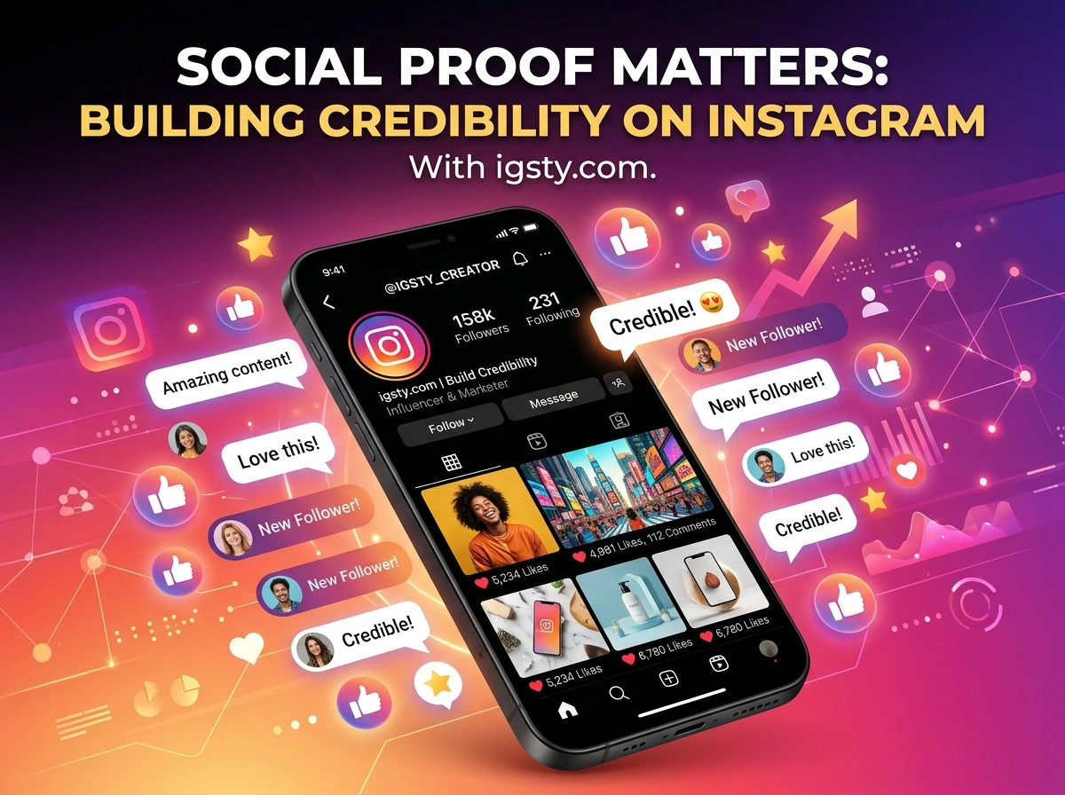 Social Proof Matters: Building Credibility on Instagram With igsty.com