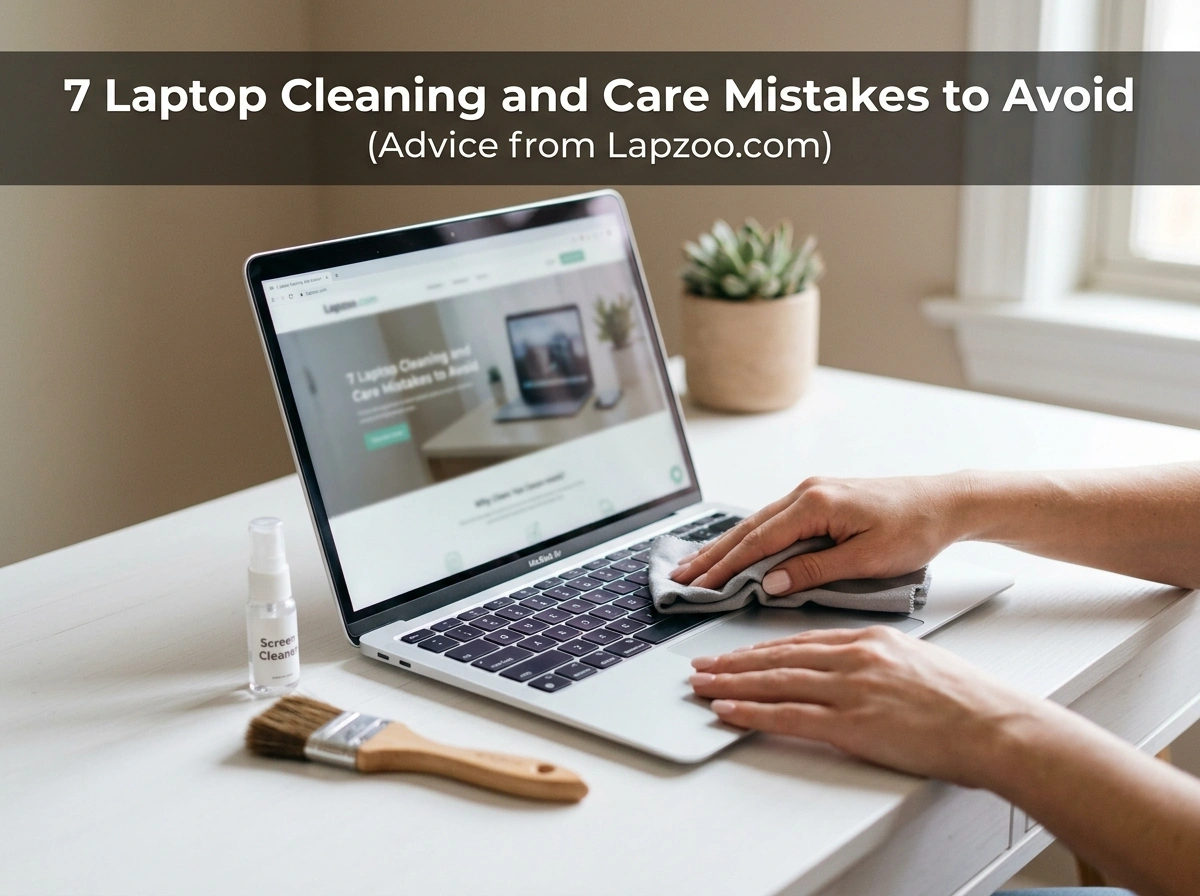 7 Laptop Cleaning and Care Mistakes to Avoid (Advice from Lapzoo.com)
